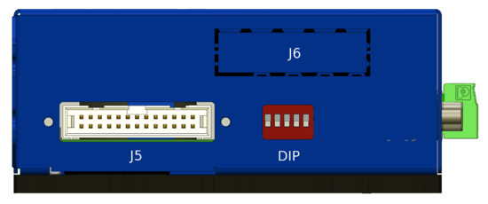 Argon side connections & DIP switches