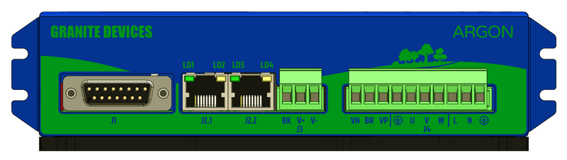 Argon front side connections