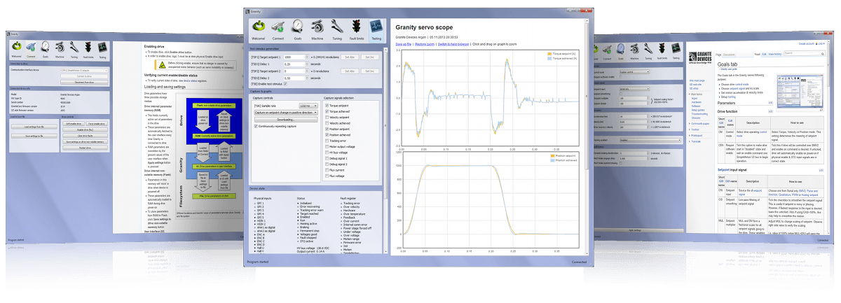 Servo configuration tool